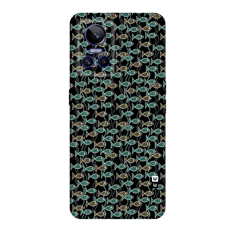 Animated Fishes Art Pattern Original Polycarbonate Back Case for Realme GT Neo 3