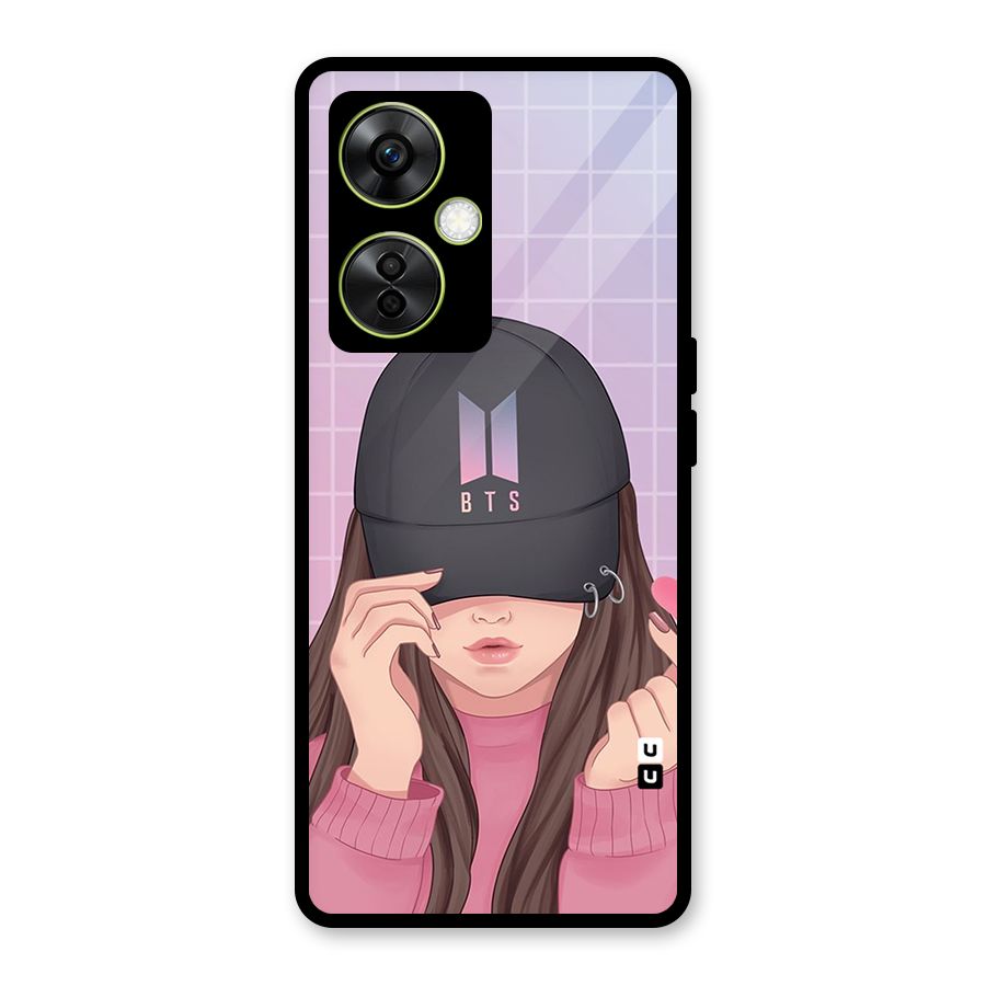 Anime Beautiful BTS Girl Glass Back Case for OnePlus Nord CE 3 Lite