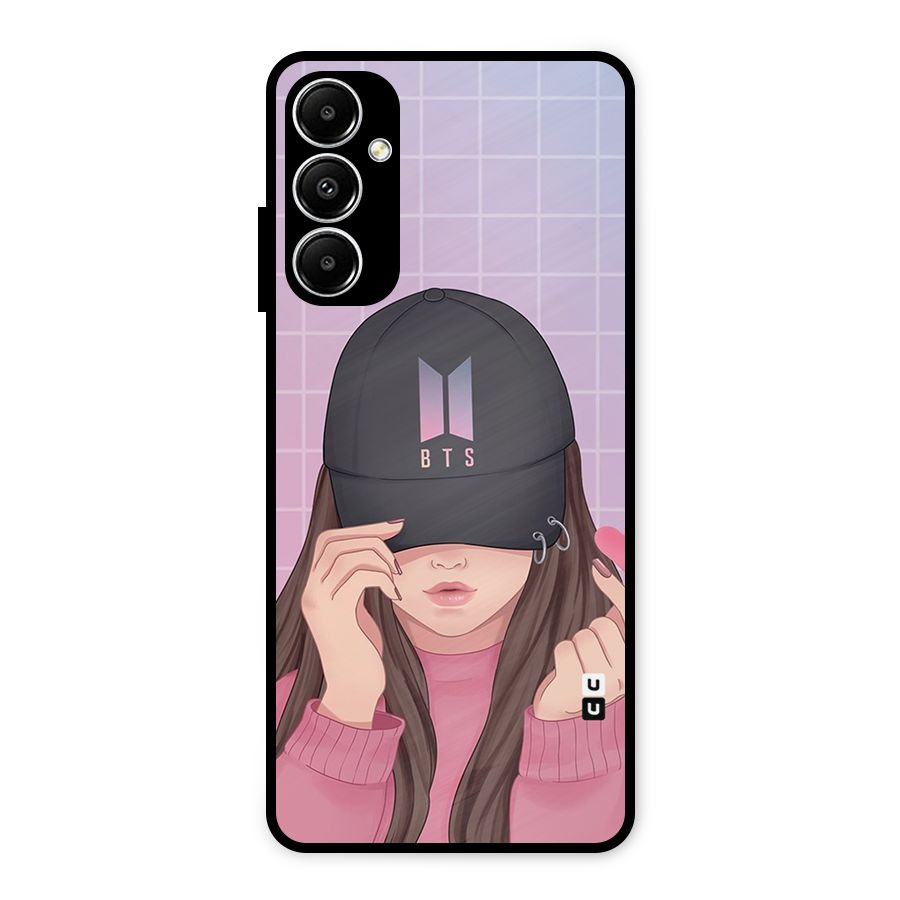 Anime Beautiful BTS Girl Metal Back Case for Galaxy A05s