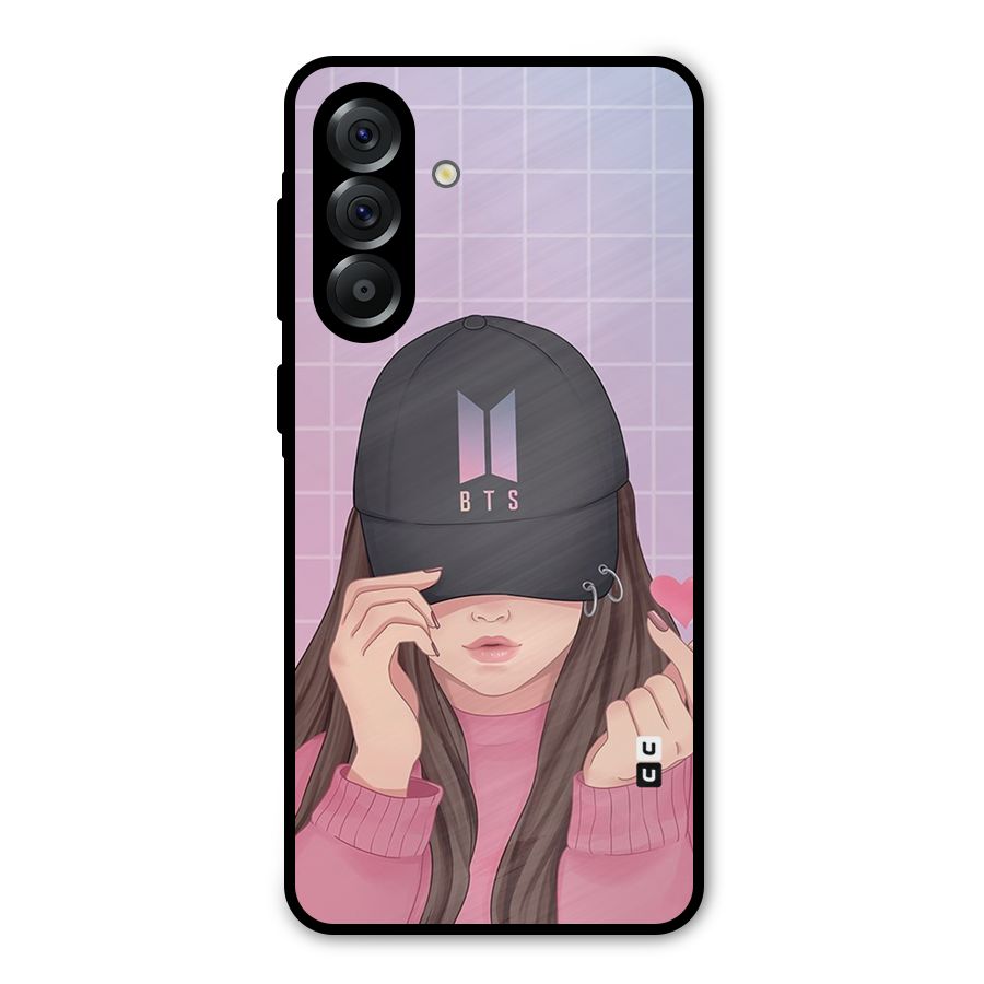 Anime Beautiful BTS Girl Metal Back Case for Galaxy A36