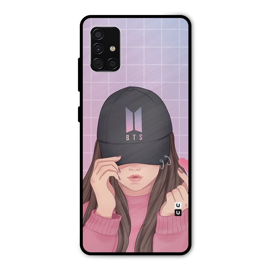 Anime Beautiful BTS Girl Metal Back Case for Galaxy A51