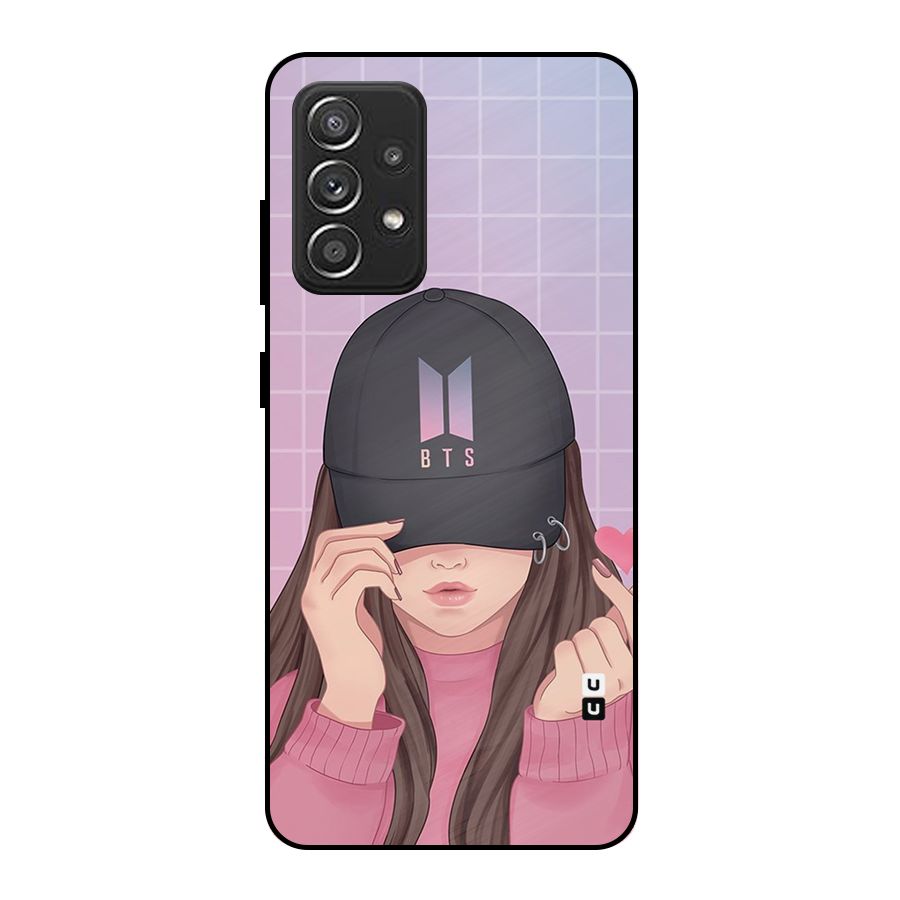 Anime Beautiful BTS Girl Metal Back Case for Galaxy A52s 5G