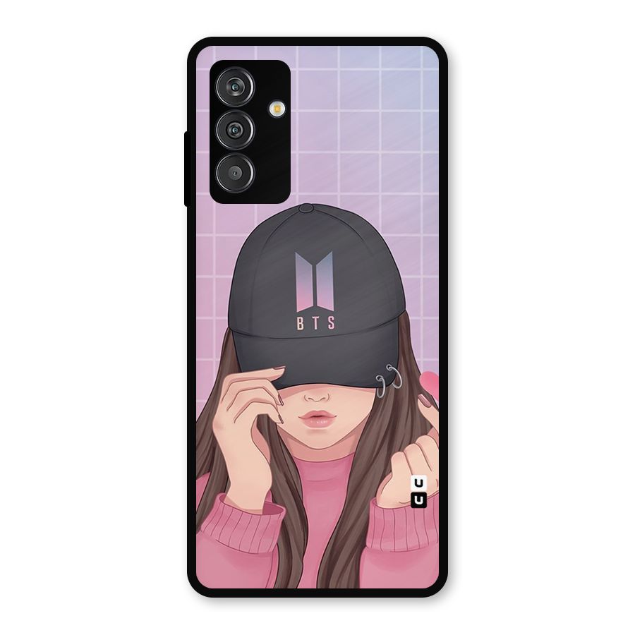 Anime Beautiful BTS Girl Metal Back Case for Galaxy F13