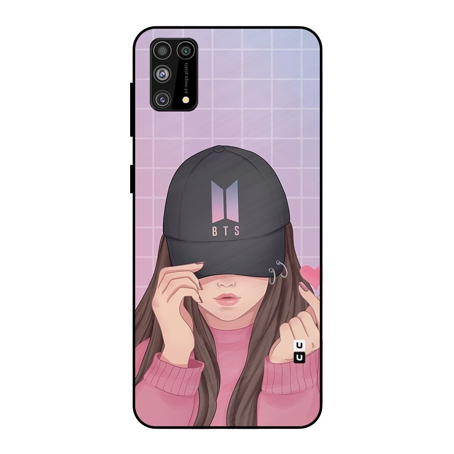 Anime Beautiful BTS Girl Metal Back Case for Galaxy F41