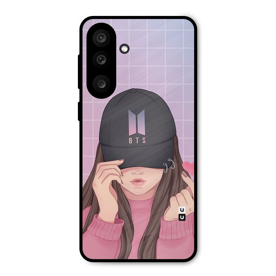 Anime Beautiful BTS Girl Metal Back Case for Galaxy F56