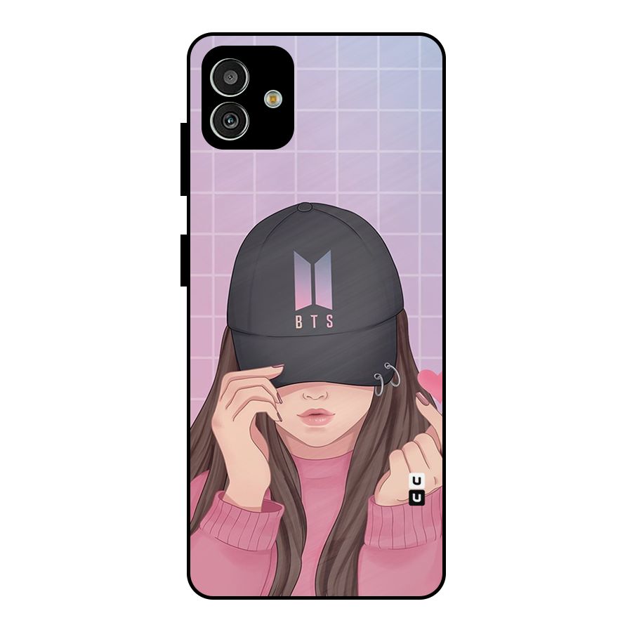 Anime Beautiful BTS Girl Metal Back Case for Galaxy M13 5G