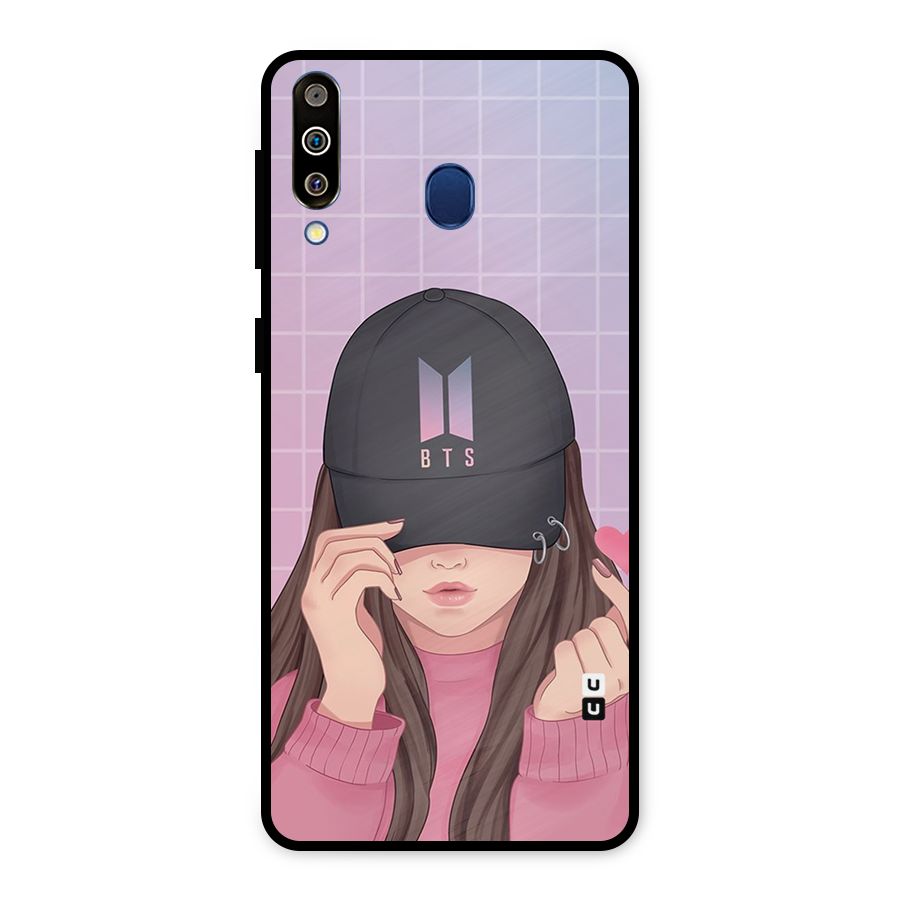 Anime Beautiful BTS Girl Metal Back Case for Galaxy M30