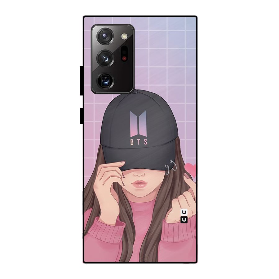 Anime Beautiful BTS Girl Metal Back Case for Galaxy Note 20 Ultra 5G