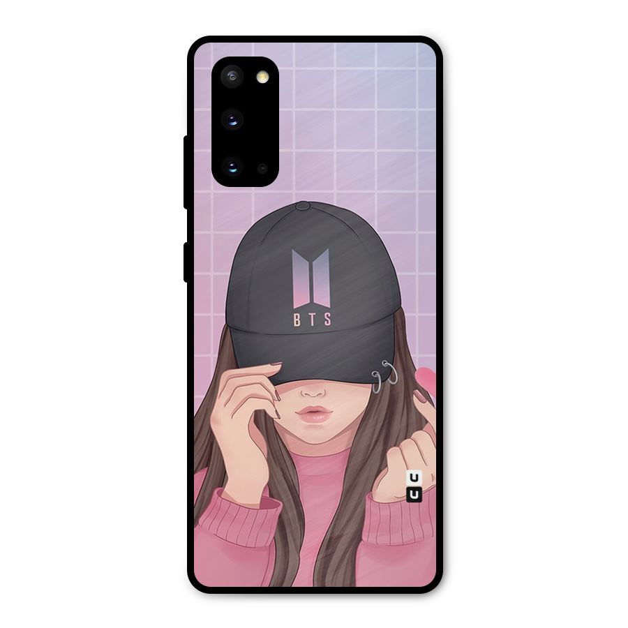 Anime Beautiful BTS Girl Metal Back Case for Galaxy S20