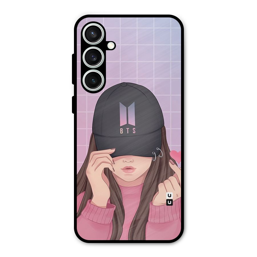 Anime Beautiful BTS Girl Metal Back Case for Galaxy S23 FE