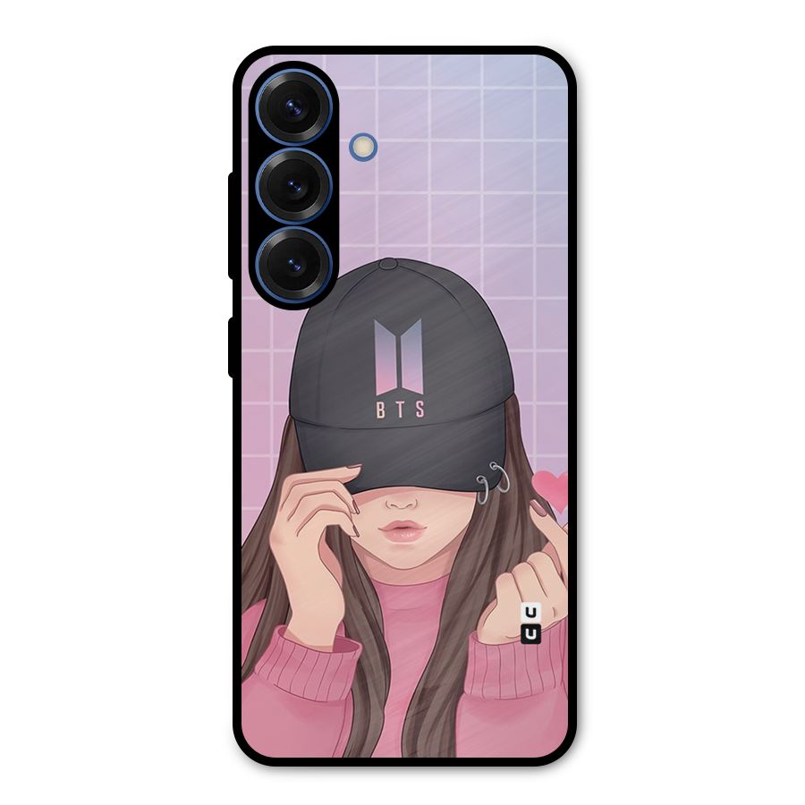 Anime Beautiful BTS Girl Metal Back Case for Galaxy S25