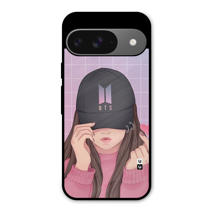 Anime Beautiful BTS Girl Metal Back Case for Google Pixel 9
