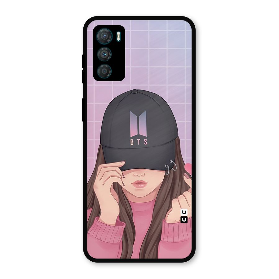 Anime Beautiful BTS Girl Metal Back Case for Moto G42