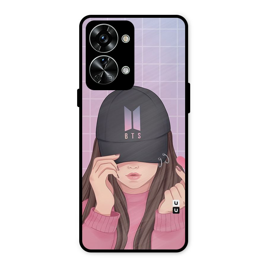 Anime Beautiful BTS Girl Metal Back Case for OnePlus Nord 2T
