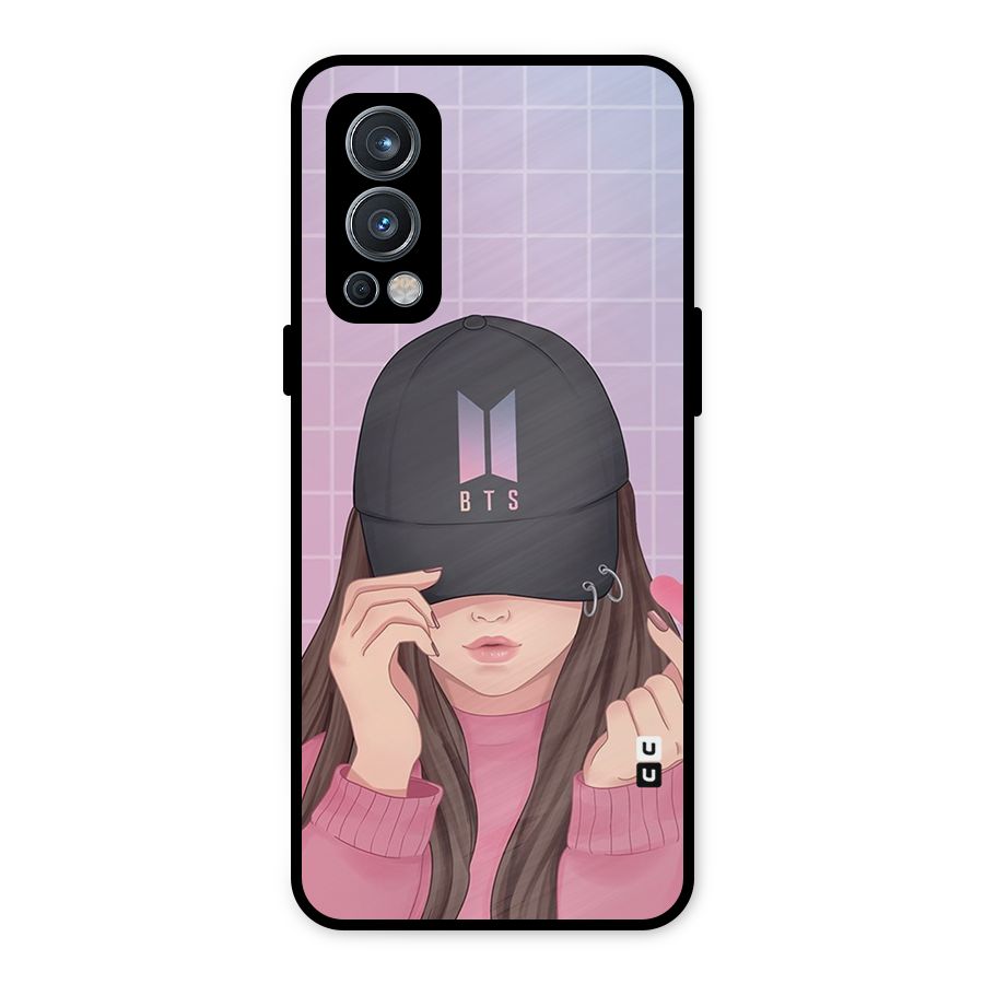 Anime Beautiful BTS Girl Metal Back Case for OnePlus Nord 2 5G