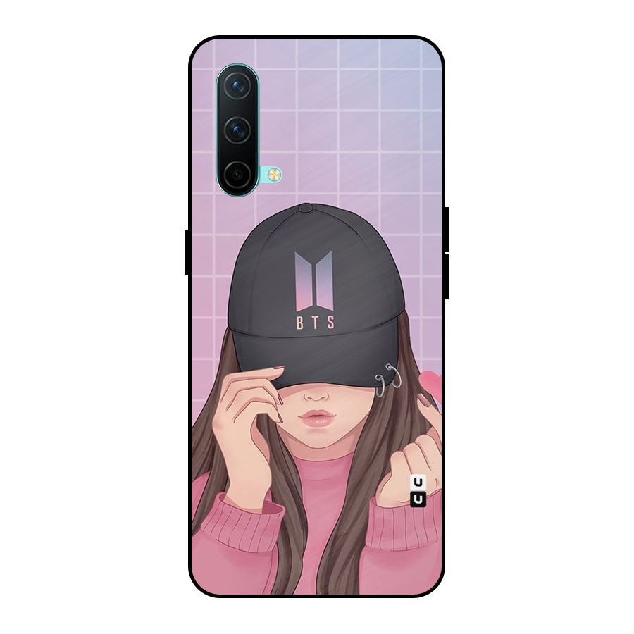 Anime Beautiful BTS Girl Metal Back Case for OnePlus Nord CE 5G