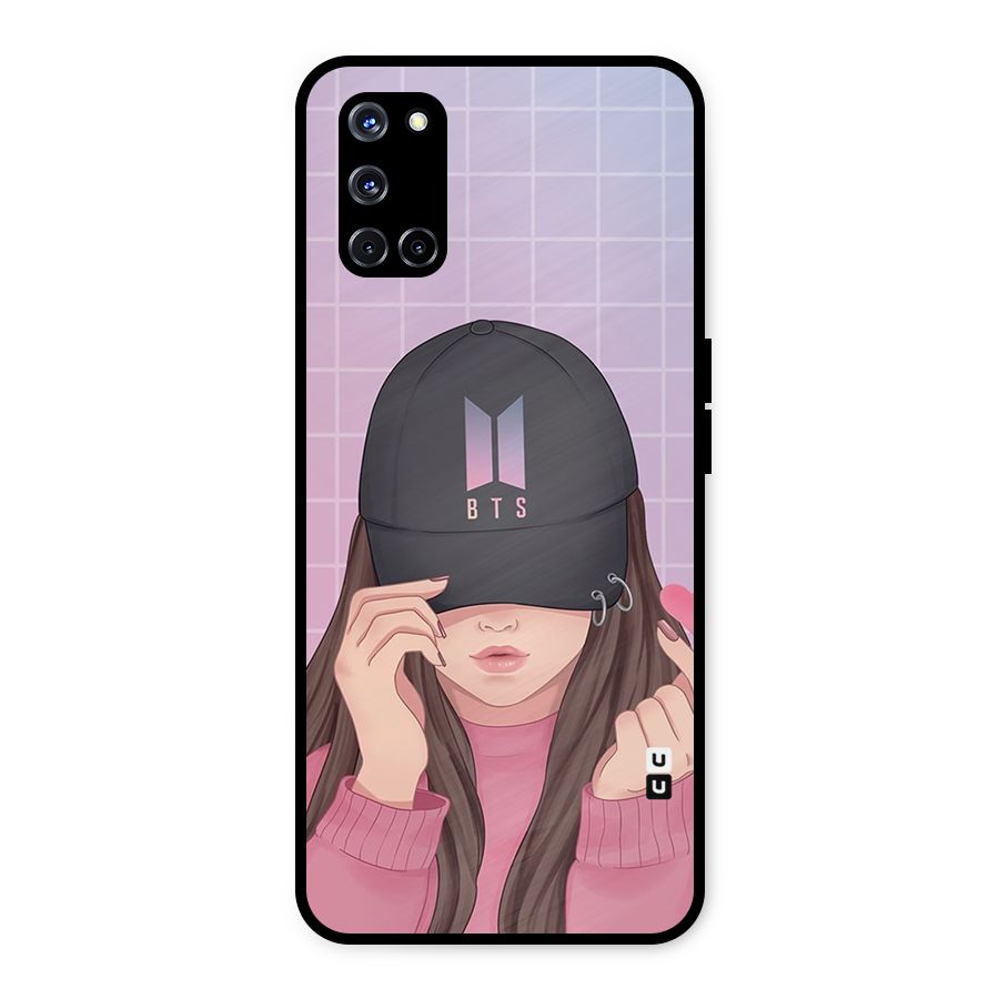 Anime Beautiful BTS Girl Metal Back Case for Oppo A52