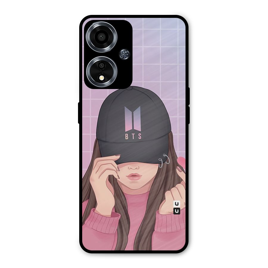 Anime Beautiful BTS Girl Metal Back Case for Oppo A59
