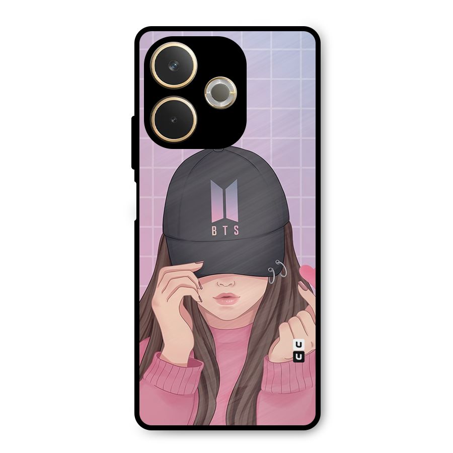 Anime Beautiful BTS Girl Metal Back Case for Oppo A5 Pro