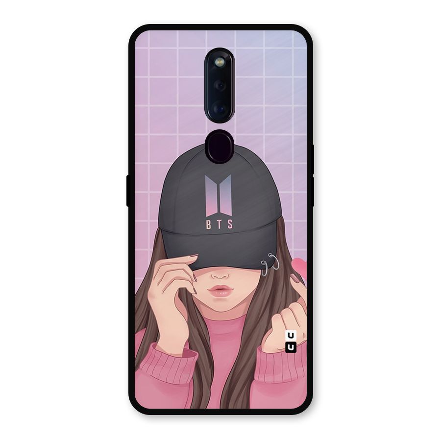 Anime Beautiful BTS Girl Metal Back Case for Oppo F11 Pro