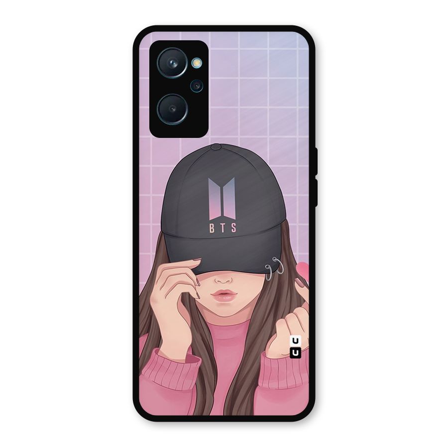 Anime Beautiful BTS Girl Metal Back Case for Realme 9i