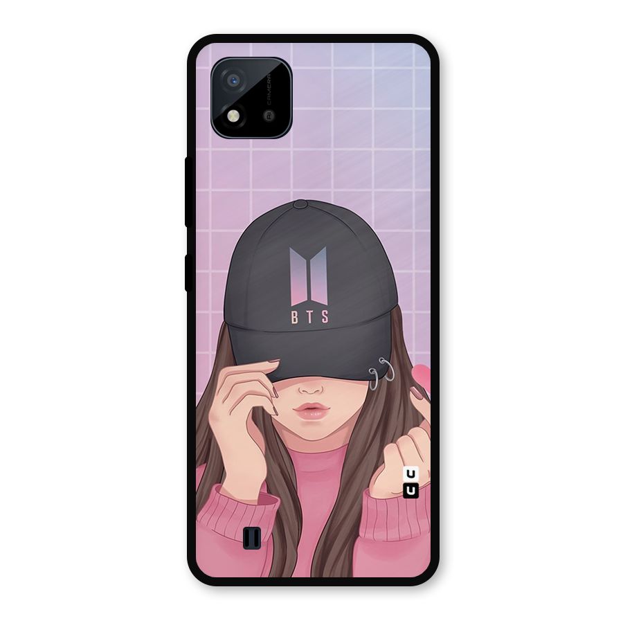 Anime Beautiful BTS Girl Metal Back Case for Realme C11 2021
