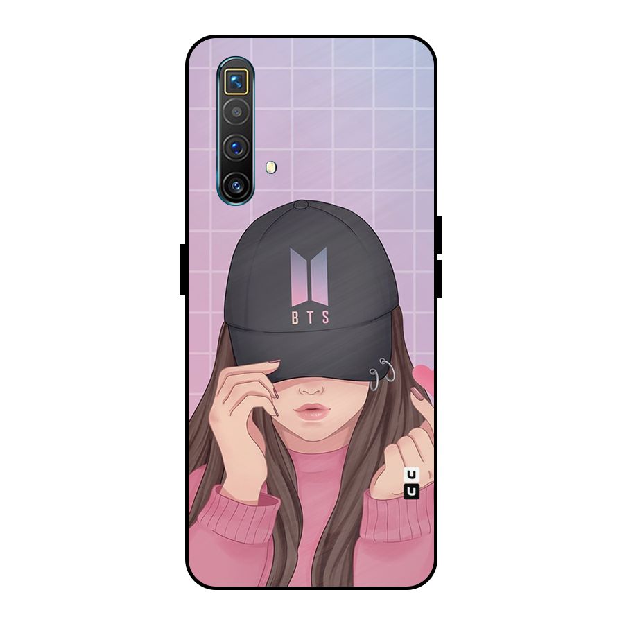 Anime Beautiful BTS Girl Metal Back Case for Realme X3 SuperZoom