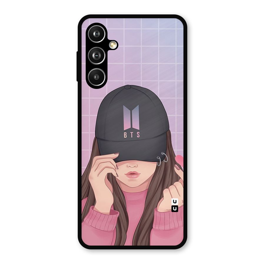 Anime Beautiful BTS Girl Metal Back Case for Samsung Galaxy M54