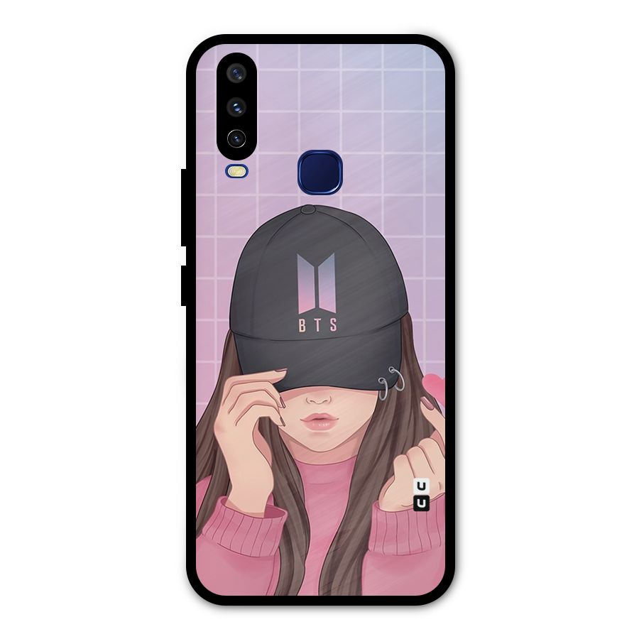 Anime Beautiful BTS Girl Metal Back Case for Vivo Y15