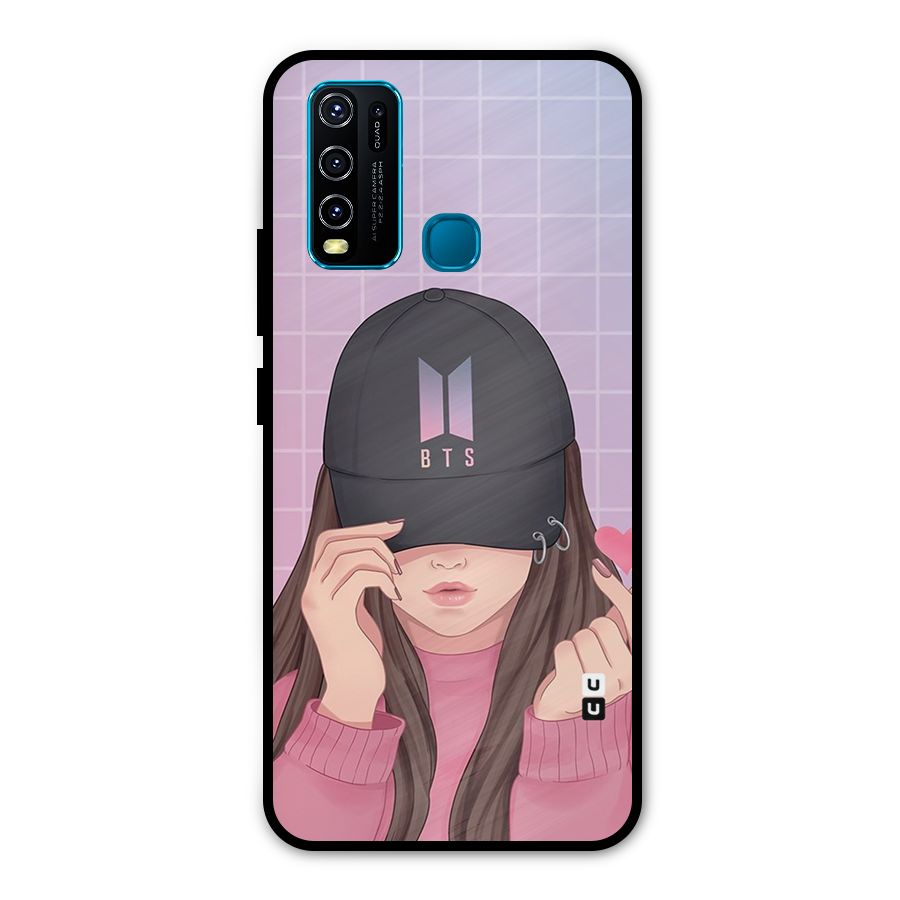Anime Beautiful BTS Girl Metal Back Case for Vivo Y50
