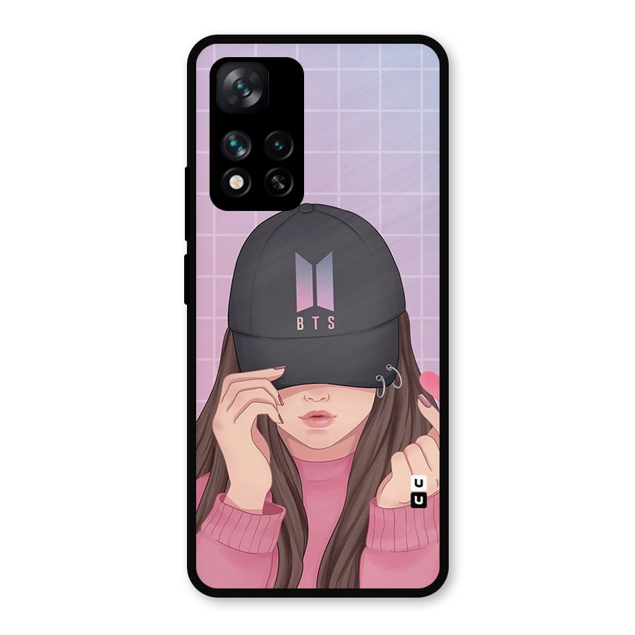 Anime Beautiful BTS Girl Metal Back Case for Xiaomi 11i Hypercharge 5G