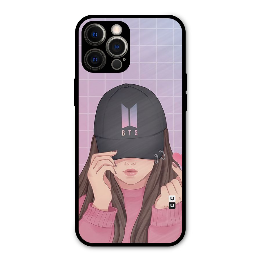 Anime Beautiful BTS Girl Metal Back Case for iPhone 12 Pro Max