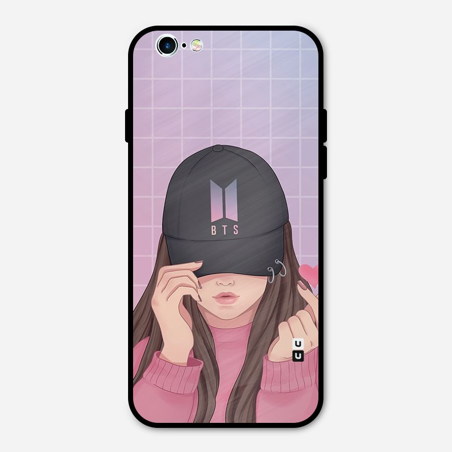 Anime Beautiful BTS Girl Metal Back Case for iPhone 6 6s