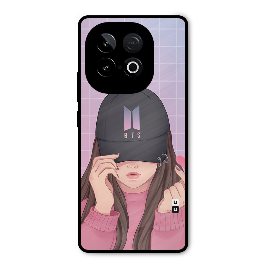 Anime Beautiful BTS Girl Metal Back Case for iQOO Neo 10