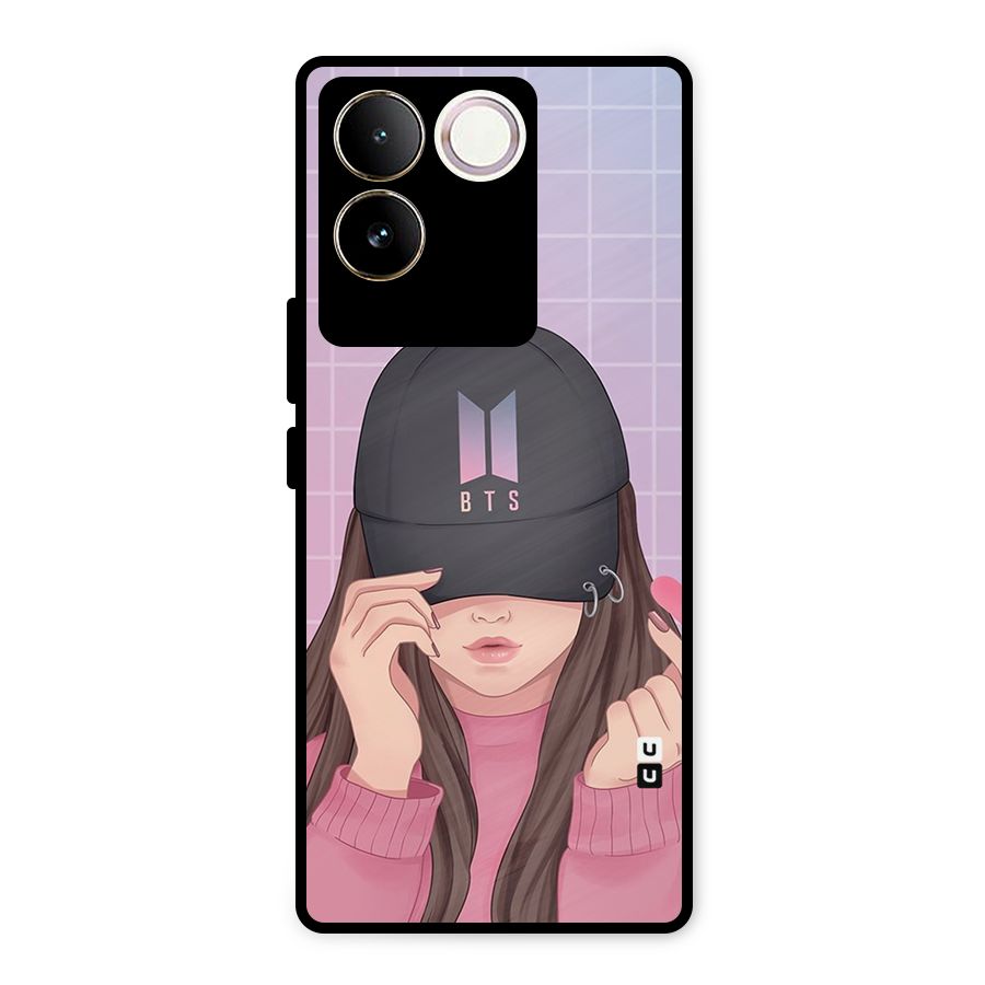 Anime Beautiful BTS Girl Metal Back Case for iQOO Z7 Pro