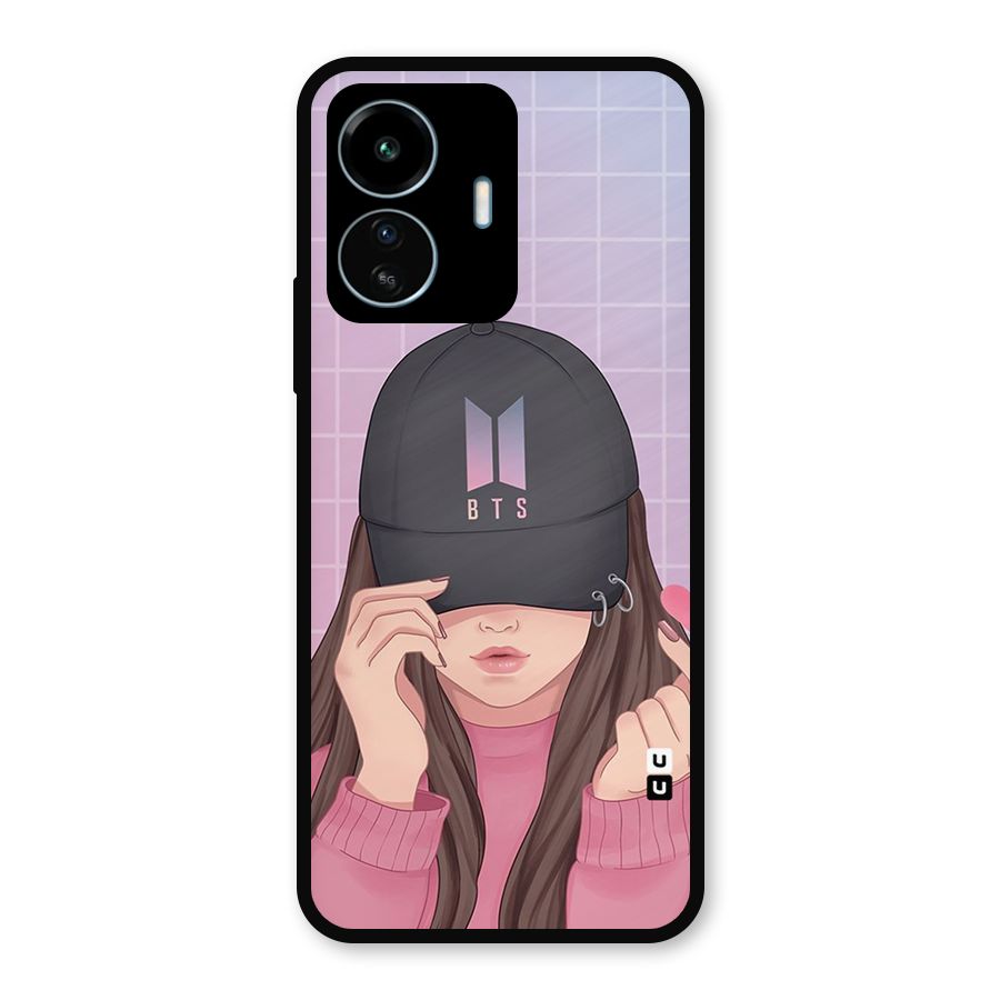 Anime Beautiful BTS Girl Metal Back Case for vivo iQOO Z6 Lite 5G