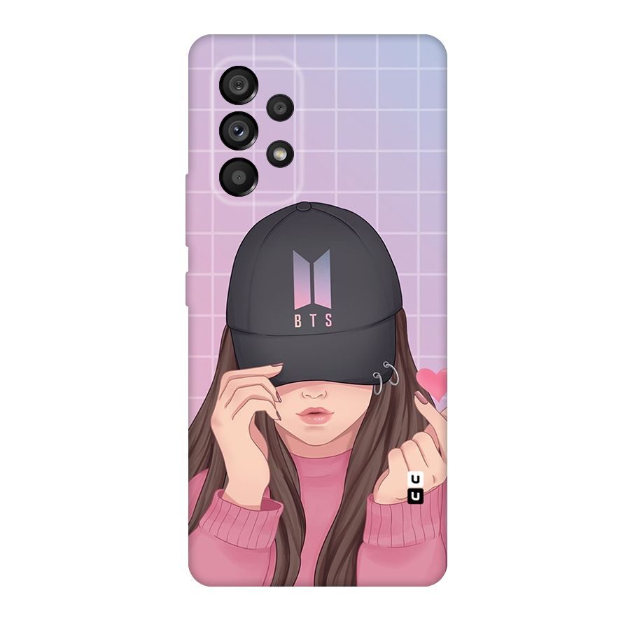 Anime Beautiful BTS Girl Original Polycarbonate Back Case for Galaxy A53 5G