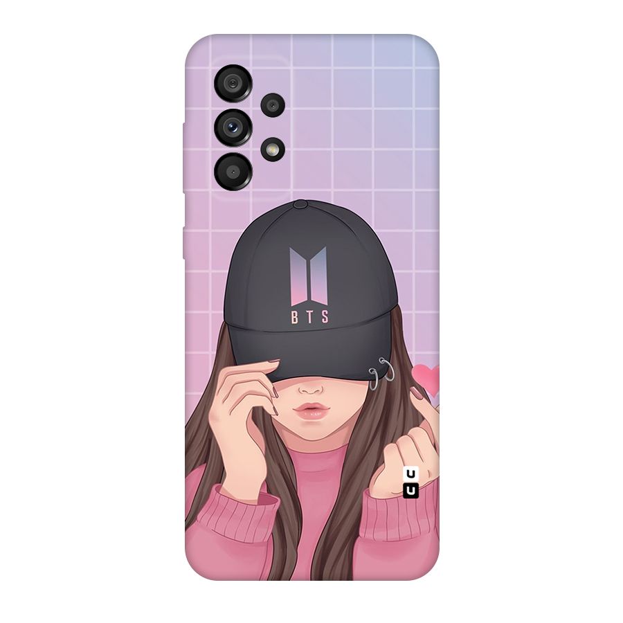 Anime Beautiful BTS Girl Original Polycarbonate Back Case for Galaxy A73 5G