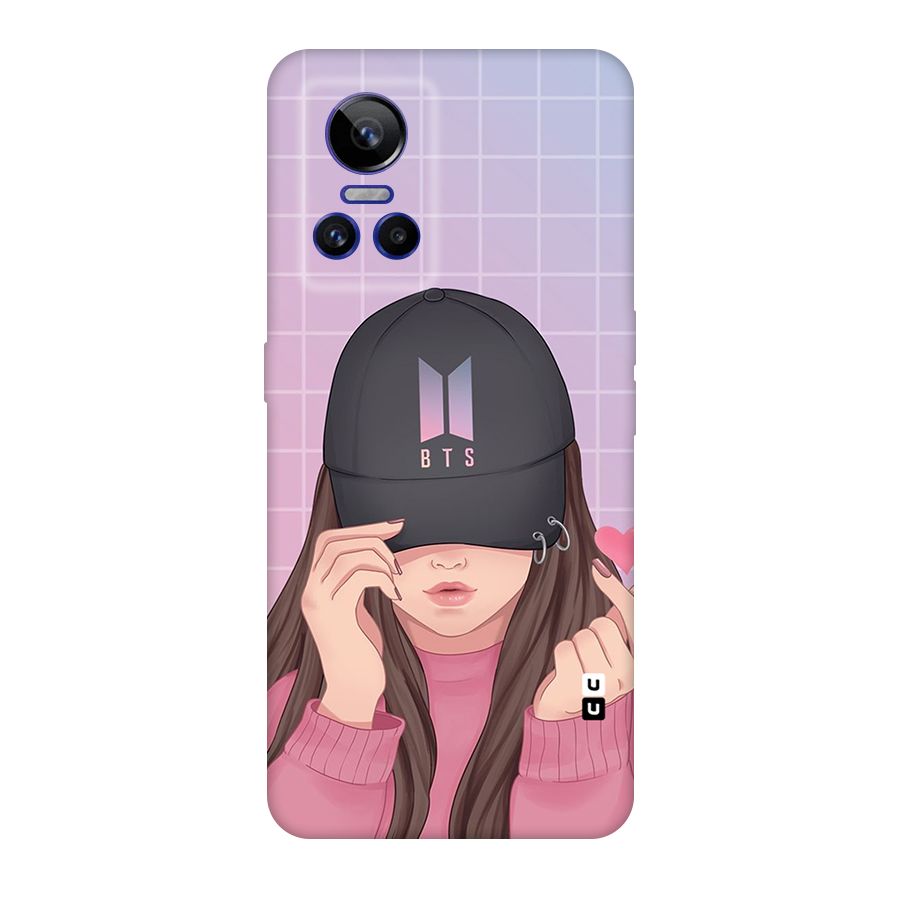 Anime Beautiful BTS Girl Original Polycarbonate Back Case for Realme GT Neo 3