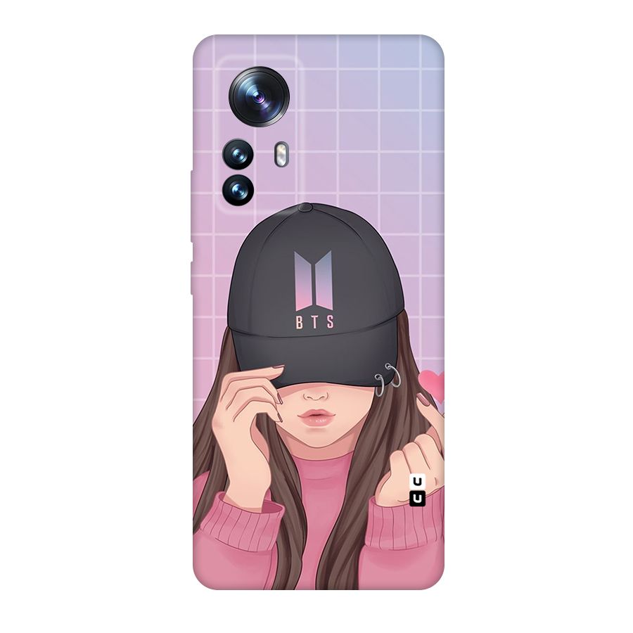 Anime Beautiful BTS Girl Original Polycarbonate Back Case for Xiaomi 12 Pro