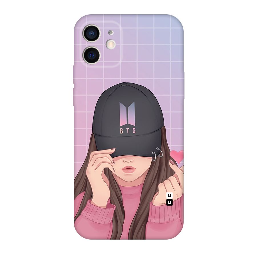 Anime Beautiful BTS Girl Original Polycarbonate Back Case for iPhone 12