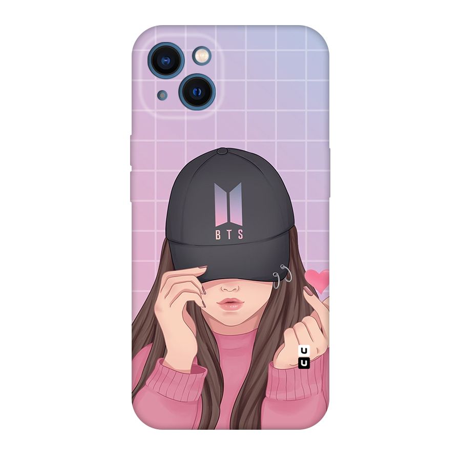 Anime Beautiful BTS Girl Original Polycarbonate Back Case for iPhone 13