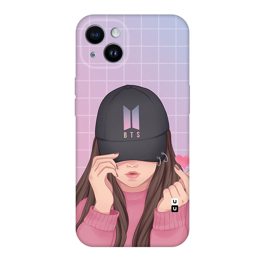Anime Beautiful BTS Girl Original Polycarbonate Back Case for iPhone 14