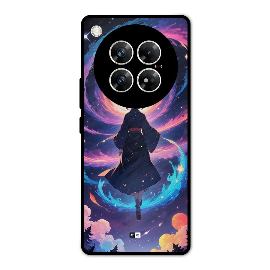 Anime Galaxy Girl Metal Back Case for Infinix Zero 40 5G