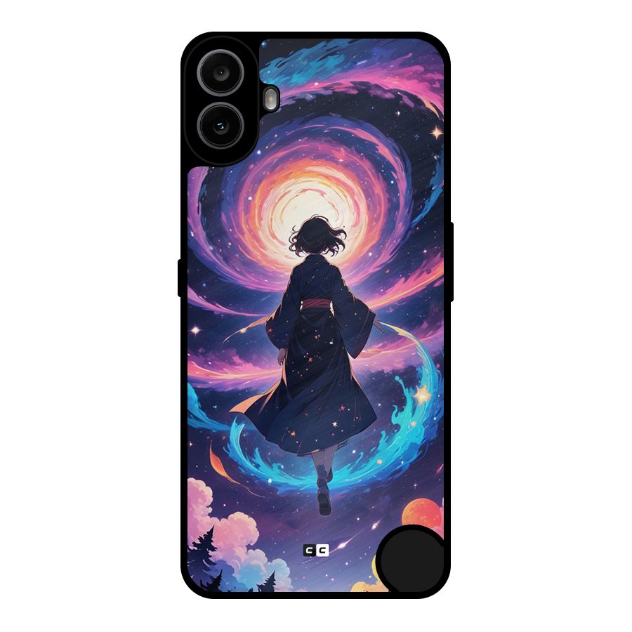 Anime Galaxy Girl Metal Back Case for Nothing CMF Phone 1