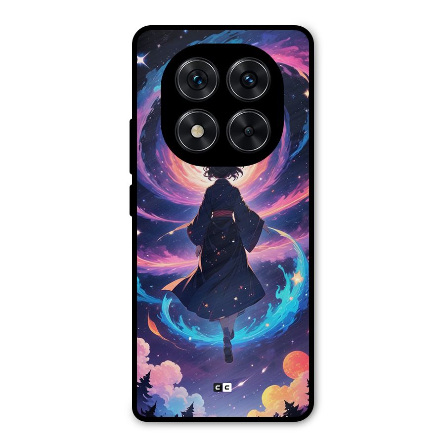 Anime Galaxy Girl Metal Back Case for Poco X7