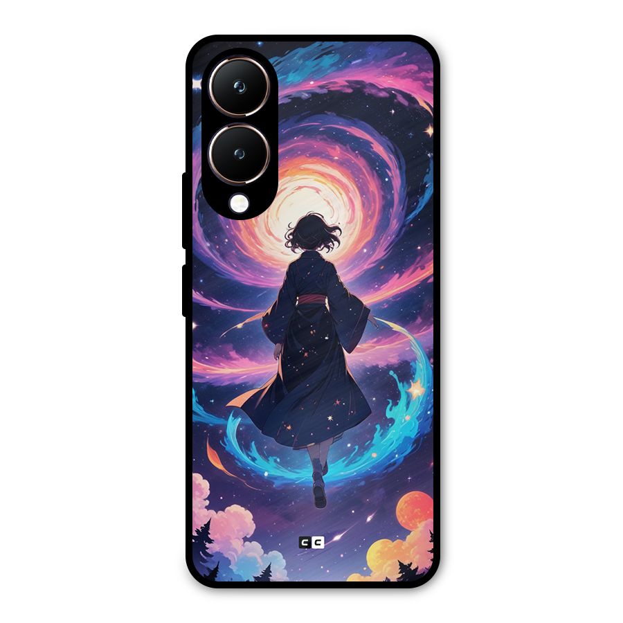 Anime Galaxy Girl Metal Back Case for Vivo Y28