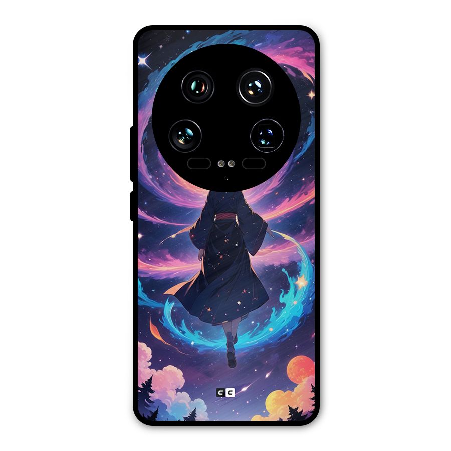 Anime Galaxy Girl Metal Back Case for Xiaomi 14 Ultra