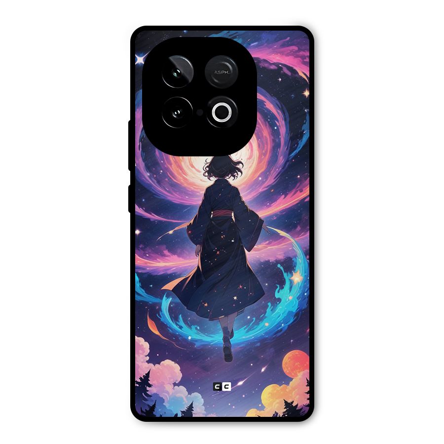 Anime Galaxy Girl Metal Back Case for iQOO Neo 10