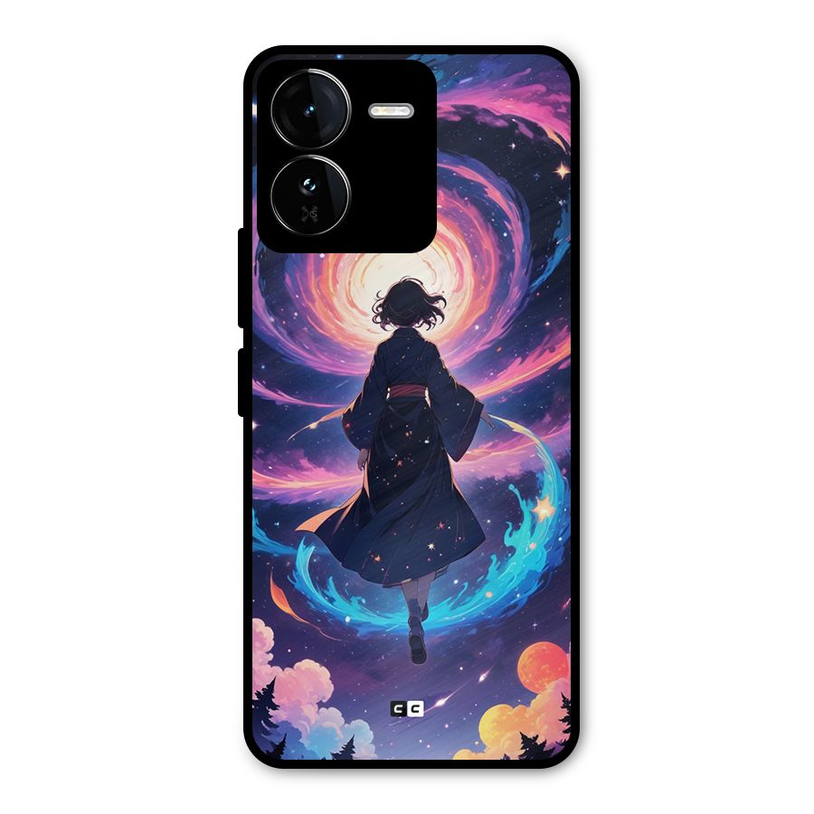 Anime Galaxy Girl Metal Back Case for iQOO Z9